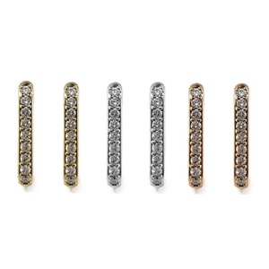Best Workmanship Trendy High Quality 18k Solid Rose Gold Real Diamond Round Big Hoops Earrings for Women Wedding Party - Product Image 4