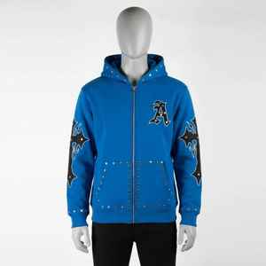 Sweat-shirts à logo brodé personnalisé, coupe ample, coton French Terry, unisexe, 500GSM, surdimensionné, de haute qualité, fabricant de sweat-shirts pour hommes - Product Image 5