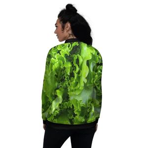 Chaqueta Bomber Sublimada Personalizada para Mujer, Diseño Letterman en Satén de Seda, Chaquetas Bomber con Estampado Completo, Chaquetas y Abrigos con Diseño de Collage - Product Image 2