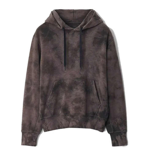 Sudadera con Capucha de Algodón Lavado, Efecto Desgastado, Impresión Premium, Corte Holgado, Sudadera con Capucha de Algodón Desgastado con Efecto Desgastado por el Sol - Product Image 2