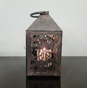 Linterna de Metal duradera portátil, candelabros de hierro hechos a mano para el hogar y el jardín, decoración de Navidad, soporte de vela de mesa, tarros - Product Image 3