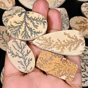 Alta calidad Jasper Natural Psilomelane ágata dendrítica cabujón suelto pulido caído para uso curativo fabricación de joyas al por mayor - Product Image 2