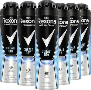 Desodorante Antitranspirante en Aerosol con Hierbas Secas MotionSense para Mujer, 6x150ml, Cobalt, Protección Duradera de 48 Horas - Product Image 1