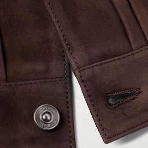Veste en daim pour homme, mode contemporaine, toucher doux, coupe confortable, séchage rapide, respirante, idéale pour le style urbain - Product Image 6