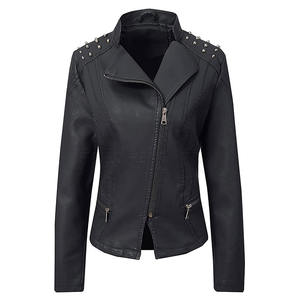 Wholesale Leather <b>Jacket</b> for <b>Women</b> Fashion Leather <b>Jacket</b> Plus Size Leather Tops <b>Lightweight</b> <b>Jacket</b> - Product Image 1