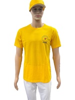 T-shirt pour homme de qualité supérieure 100% coton, couleur unie, design personnalisable, tissu tricoté 160g, écologique, respirant, manches courtes