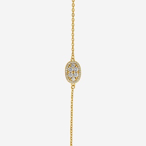 92.5 <b>Silver</b> Crystal <b>Bracelet</b> Elegant 191409 <b>Bangle</b> - Product Image 3