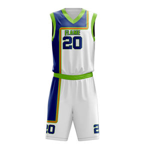 Nouveaux uniformes de basket-ball imprimés par sublimation Ensemble de maillots de basket-ball personnalisés de haute qualité pour hommes Meilleur prix bas - Product Image 6
