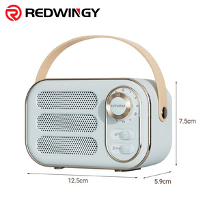 <span class=keywords><strong>Altavoces</strong></span> de Estilo Vintage para ordenador portátil y Chica, altavoz inalámbrico inteligente con Subwoofer para coche - Product Image 5