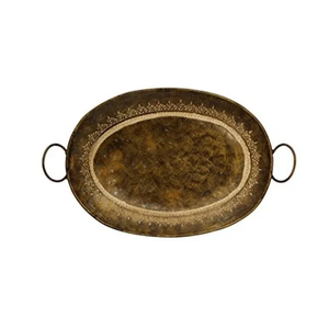 Bandeja de metal nórdica a precio barato al por mayor, bandeja de servicio de diseño creativo con mango de metal, bandeja de metal nórdica creativa más exigente - Product Image 4