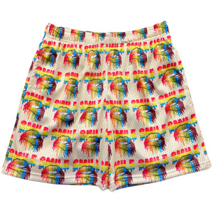 Short en maille double couche coloré avec logo personnalisé Short en maille vierge personnalisé avec doublure été Sublimation Short en maille pour homme - Product Image 2
