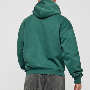 Fabricantes de ropa Sudadera con capucha personalizada de alta calidad 360 GSM peso pesado polar algodón boxy streetwear sudaderas con capucha de gran tamaño - Product Image 2