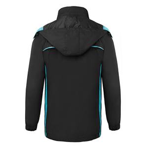 Veste de survêtement de sport en velours fin de haute qualité coupe-vent d'hiver Logo personnalisé OEM Vêtements de sport de plein air coupe-vent haut de gamme - Product Image 3