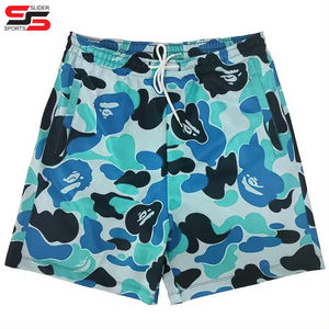 Vente en gros de shorts de baseball athlétiques personnalisés pas chers en jersey maille respirant pour hommes - Product Image 4