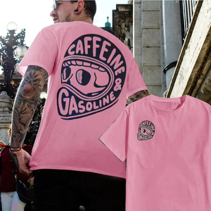 T-shirt en coton imprimé à motif original 2025, haut décontracté pour homme, manches courtes, classique, tendance, col rond - Product Image 6