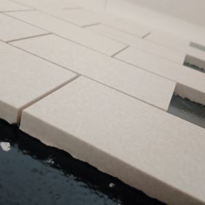 MosaicTilesFullbody Porcelana Ractangal 2x4 Fullbody Porcelana Albaricoque Uso para paredes de comedor Baño paredes y pisos - Product Image 6