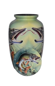 โกศโลหะสไตล์ยุโรปหรูหราสำหรับงานศพขี้เถ้ากระดูกดีไซน์คลาสสิก - Product Image 5