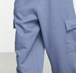 Chándales informales de Algodón 100% con logotipo personalizado para hombre, de gran tamaño Sudadera con capucha, traje de pantalón con hombros caídos y estilo atrevido - Product Image 6