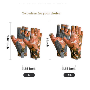 ถุงมือตกปลาสำหรับทุกเพศถุงมือตกปลาป้องกันรังสี UV มีน้ำหนักเบาออกแบบได้ตามต้องการ - Product Image 6