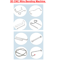 Haute qualité automatique 3D fil flexion CNC Machine usine-Direct barre en acier inoxydable formant pompe coupe d'engrenage inclus