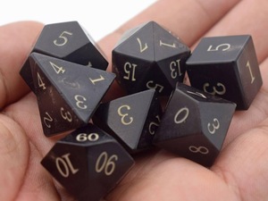 Dados de Cuerno de Búfalo Natural, Ecológicos y con Patrones de Grano Únicos para Juegos de Mesa de Rol, Alta Calidad - Product Image 6