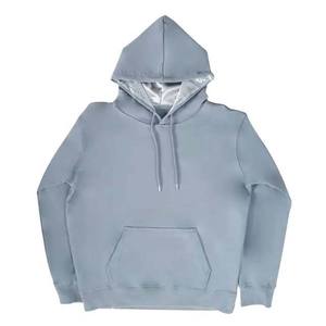 Nouveauté 2026 Sweat à capuche pour homme personnalisé de haute qualité 100% coton ample couleur unie brodé basiques décontractés pour l'hiver - Product Image 1