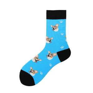 Custom Mens Personalized Dress Trendy <b>Socks</b> Fashion Fun Colorful Cotton Crew <b>Socks</b> Hot Novelty Happy <b>Socks</b> with logo Wholesale - Product Image 4