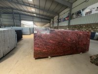 Encimera de Granito Natural Indio Blanco Moderno y Versátil, Losa Gruesa para Cocina, Suelo Pulido Ecológico para Villa