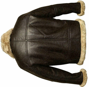 OEM personalizado al por mayor de cuero de vaca original de los hombres RAF <span class=keywords><strong>Aviator</strong></span> chaqueta de cuero real abrigo bombardero B3 Pilot Flying 2022 modelo - Product Image 4