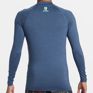 Fourniture directe par le fabricant de haute qualité personnalisé à manches longues MMA Rash Guard pour hommes Performance Arts martiaux Wear Jiu Jitsu Front - Product Image 2