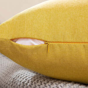 Cojín Decorativo Impermeable para Exteriores de Color Sólido, Cuadrado de 18"x18" o Rectangular de 12"x20", Paquete de 1 - Product Image 1