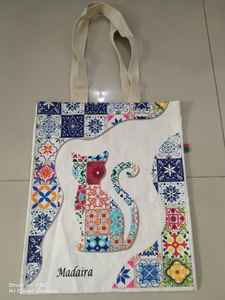 Sacs de sport pour adultes personnalisés, promotion de cadeaux, réutilisables, écologiques, en coton, logo personnalisé imprimé, collection verte à cordon - Product Image 2