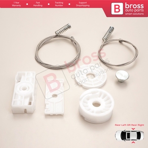 Kit de réparation de lève-vitre arrière BWR5213 pour Carrera 911 (996) 1997-2005 2 portes 99662411103 99662411203 - Product Image 3