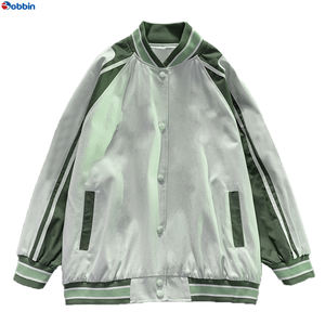 Veste universitaire pour homme tendance et très vendue, veste de baseball personnalisée, 100% polyester, broderie fine, col montant, grande taille - Product Image 1