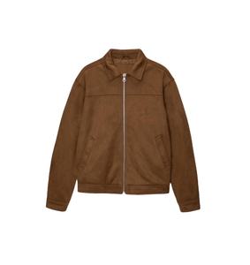 Chaqueta de Trabajo de Lona con Cierre Frontal y Logotipo Personalizado al por Mayor para Hombre, Chaqueta de Trabajo de Algodón Grueso de Talla Grande - Product Image 1