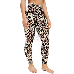 Mallas de Yoga de cintura alta con logotipo personalizado para mujer, ropa deportiva de verano, mallas ajustadas de compresión con cintura delgada - Product Image 1