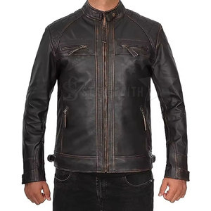 High Quality Low Price Men Motorbike <b>Jackets</b> Unique Design Color Contrast Men Motorbike <b>Jacket</b> - Product Image 3