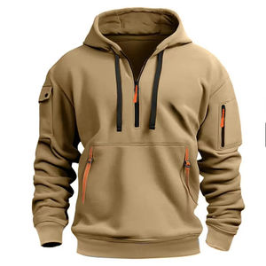 Zipper Hoodies Autumn Winter Men's Leisure Sports Multi Zip Arm Pocket Hoodie <b>Jumper</b> Hoodies Fast Shipping OEM ODM Process Impex - Product Image 2