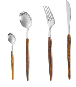 Ensemble de vaisselle en acier inoxydable écologique fait à la main cuillère utile pour la maison fêtes d'anniversaire de Noël cadeaux économiques - Product Image 6