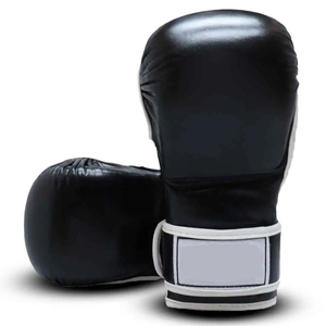 Guantes de MMA en color sólido, de cuero PU, para boxeo, entrenamiento profesional, sparring, para hombres y mujeres - Product Image 1