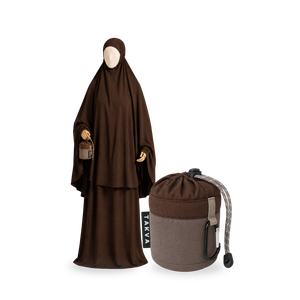 Robe de prière musulmane portable TAKVA SalahWear, longue, sans manches, vêtements modestes pour femmes, couleur unie - Product Image 4