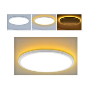 PLAFOND AMBIENT 18 + 3W PC + PS Downlight blanc avec veilleuse réglable 2700K-6000K pour atelier personnaliser la conception encastrée - Product Image 1