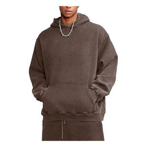 Custom 350 400g Heavyweight 80% Cotton 20% Polyester Terry Fleece Winter Pocket Oversized Digital Printing <b>Hoodie</b> - Product Image 1