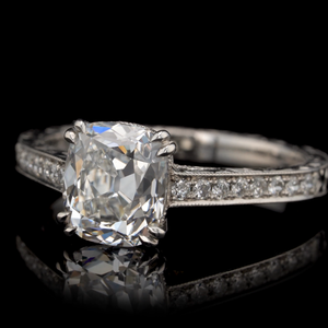 แหวนหมั้นและแต่งงานสีทอง14K สีขาว18K สดใสปรับแต่งได้แหวนเพชรโมอิสสำหรับงานปาร์ตี้ - Product Image 2