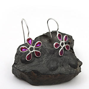 ต่างหูห่วง925ดูสวยงามหรูหราทำด้วยมือเครื่องประดับชั้นดีหรูหรา - Product Image 3