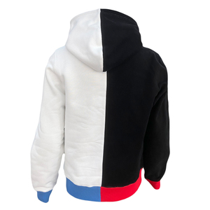 เสื้อมีฮู้ดผ้าฟลีซแบบสวมหัวสำหรับผู้ชายผ้าคอตตอน100% อย่างหนักพิมพ์ลายบล็อกสีพื้นโลโก้ตามสั่ง - Product Image 2