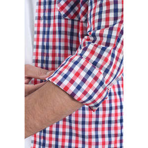 Camisa informal de diseño profesional para hombre, botón de cuello mandarín, rayas de un solo pecho, 100% algodón, tejido antiarrugas para otoño - Product Image 2