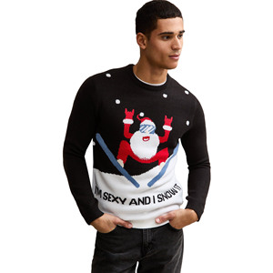 Vente en gros de pulls d'hiver pour hommes 100% laine et coton biologique à séchage rapide anti-boulochage solide manches longues - Product Image 1