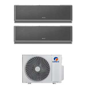 Aire Acondicionado Split Inverter WiFi Eléctrico Airy Black de 9000+9000 BTU R32 A++ para Uso Doméstico, Ahorro de Energía, Variable - Product Image 1