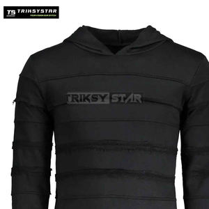 Conjunto de Sudadera con Capucha para Hombre 100% Algodón, Suave, Cómodo, Cálido, Informal, Estilo TRIKSY STAR, para Uso Diario - Product Image 2